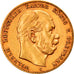 Coin, German States, PRUSSIA, Wilhelm I, 10 Mark, 1879, Cleves, EF(40-45), Gold