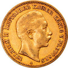 Munten, Duitse staten, PRUSSIA, Wilhelm II, 10 Mark, 1890, Berlin, ZF, Goud