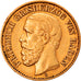 Moneda, Estados alemanes, BADEN, Friedrich I, 10 Mark, 1891, Stuttgart, MBC+