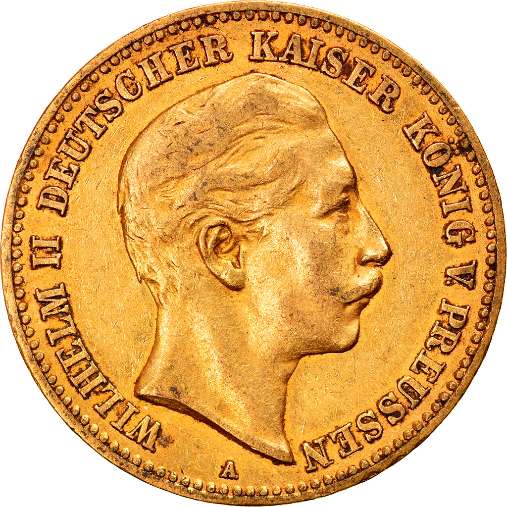 Coin, German States, PRUSSIA, Wilhelm II, 10 Mark, 1898, Berlin, EF(40-45)