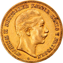 Coin, German States, PRUSSIA, Wilhelm II, 10 Mark, 1898, Berlin, EF(40-45)