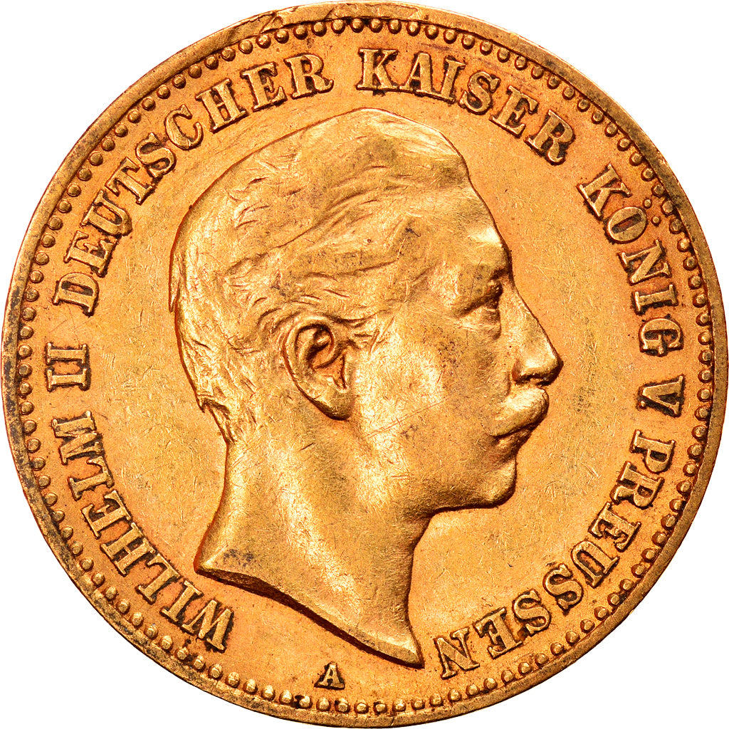 Coin, German States, PRUSSIA, Wilhelm II, 10 Mark, 1900, Berlin, EF(40-45)