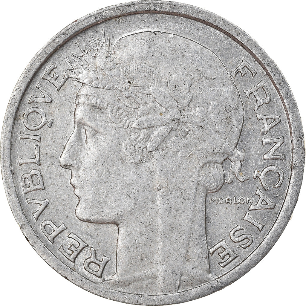 Moneda, Francia, Morlon, 50 Centimes, 1945, Castelsarrasin, EBC, Aluminio
