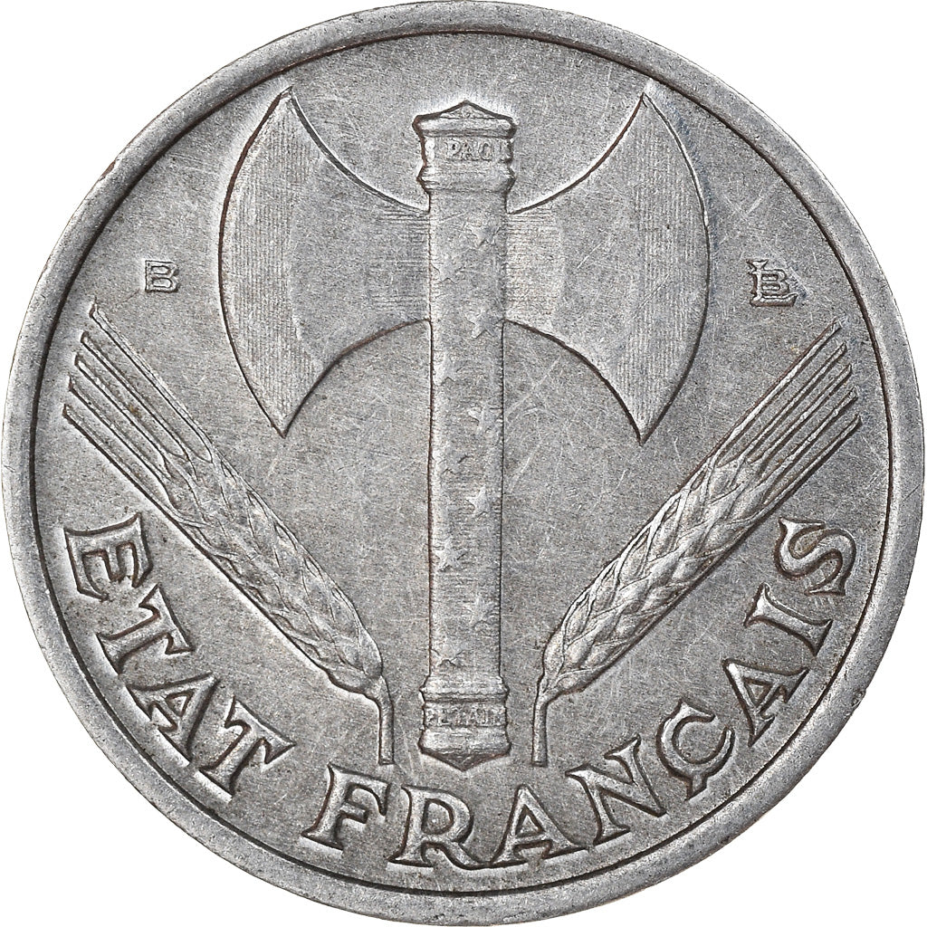 Monnaie, France, Bazor, 50 Centimes, 1943, Beaumont - Le Roger, SUP, Aluminium