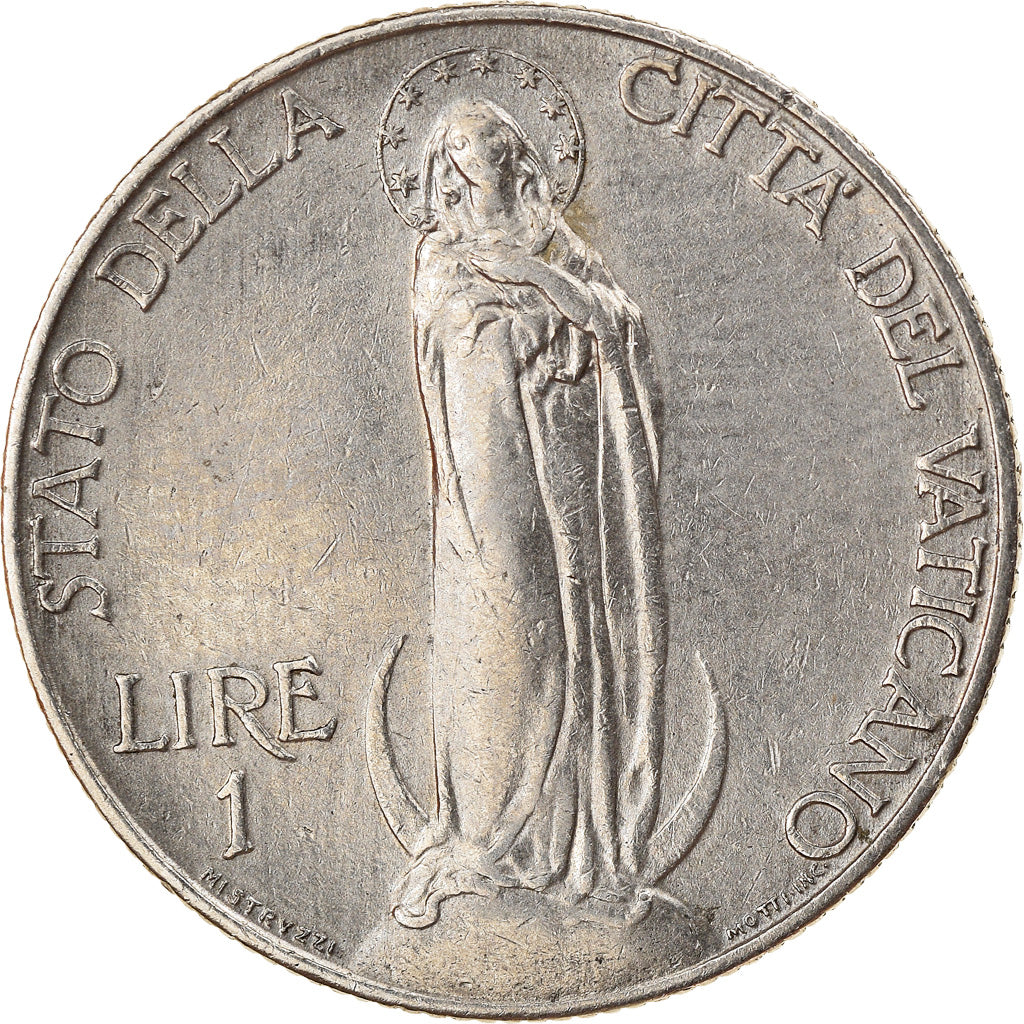 Monnaie, Cité du Vatican, Pius XI, Lira, 1933-1934, Roma, SUP, Nickel, KM:15
