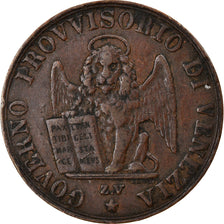 Coin, Italy, 5 Centesimi, 1849, Venezia, VF(30-35), Copper, KM:c.183