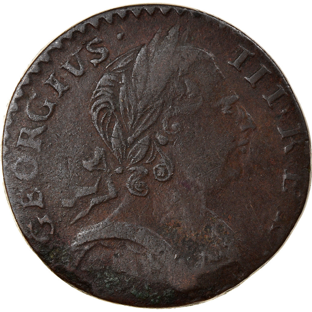Coin, Great Britain, George III, Farthing, 1773, VF(20-25), Copper, KM:602