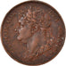 Moeda, Grã-Bretanha, George IV, Farthing, 1825, AU(50-53), Cobre, KM:677