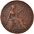 Moneta, Wielka Brytania, George IV, Farthing, 1825, AU(50-53), Miedź, KM:677