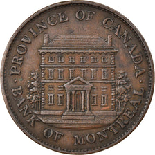 Moneda, Canadá, LOWER CANADA, Sou, 1/2 PENNY, 1844, Soho Mint, Birmingham, MBC