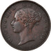 Monnaie, Grande-Bretagne, Victoria, 1/2 Penny, 1856, TTB+, Cuivre, KM:726