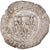 Coin, France, Charles VI, 1/2 Guénar, Uncertain Mint, VF(30-35), Billon