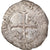 Munten, Frankrijk, Charles VI, 1/2 Guénar, Uncertain Mint, FR+, Billon