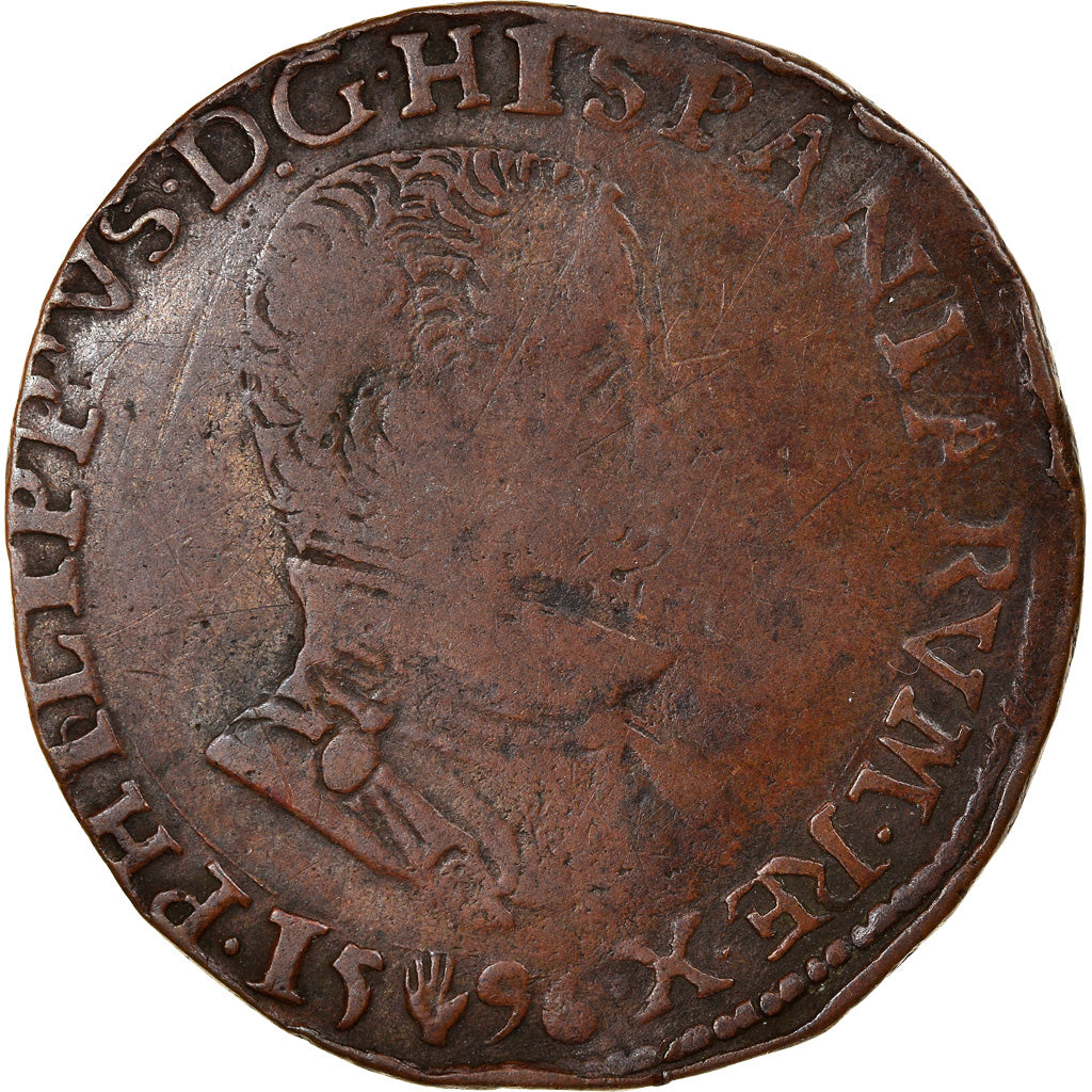 Hiszpania niderlandzka, Token, Philippe II, Bureau des Finances, 1596