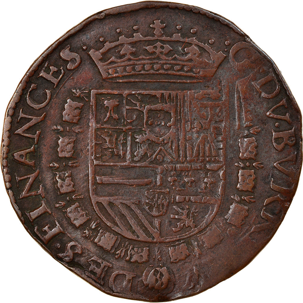 Hiszpania niderlandzka, Token, Philippe II, Bureau des Finances, 1596