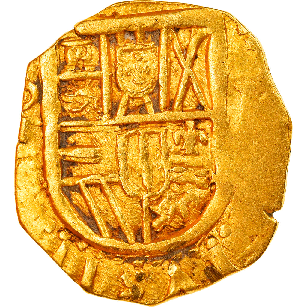 Coin, Spain, Philip III, Escudo, Uncertain Mint, EF(40-45), Gold