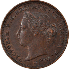 Coin, Jersey, Victoria, 1/48 Shilling, 1877, AU(50-53), Bronze, KM:6