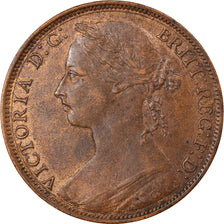 Coin, Great Britain, Victoria, Penny, 1886, EF(40-45), Bronze, KM:755