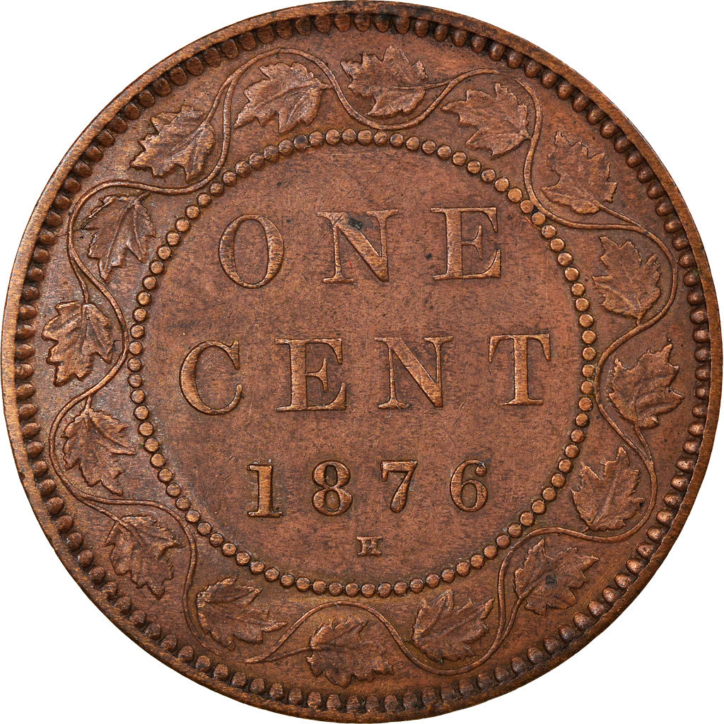 Coin, Canada, Victoria, Cent, 1876, Royal Canadian Mint, EF(40-45), Bronze, KM:7