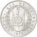 DJIBOUTI, 5 Francs, 1977, Paris, KM #22, AU(55-58), Aluminum, 31.1, 3.82