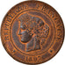 Coin, France, Cérès, 5 Centimes, 1897, Paris, AU(50-53), Bronze, KM:821.1, Le