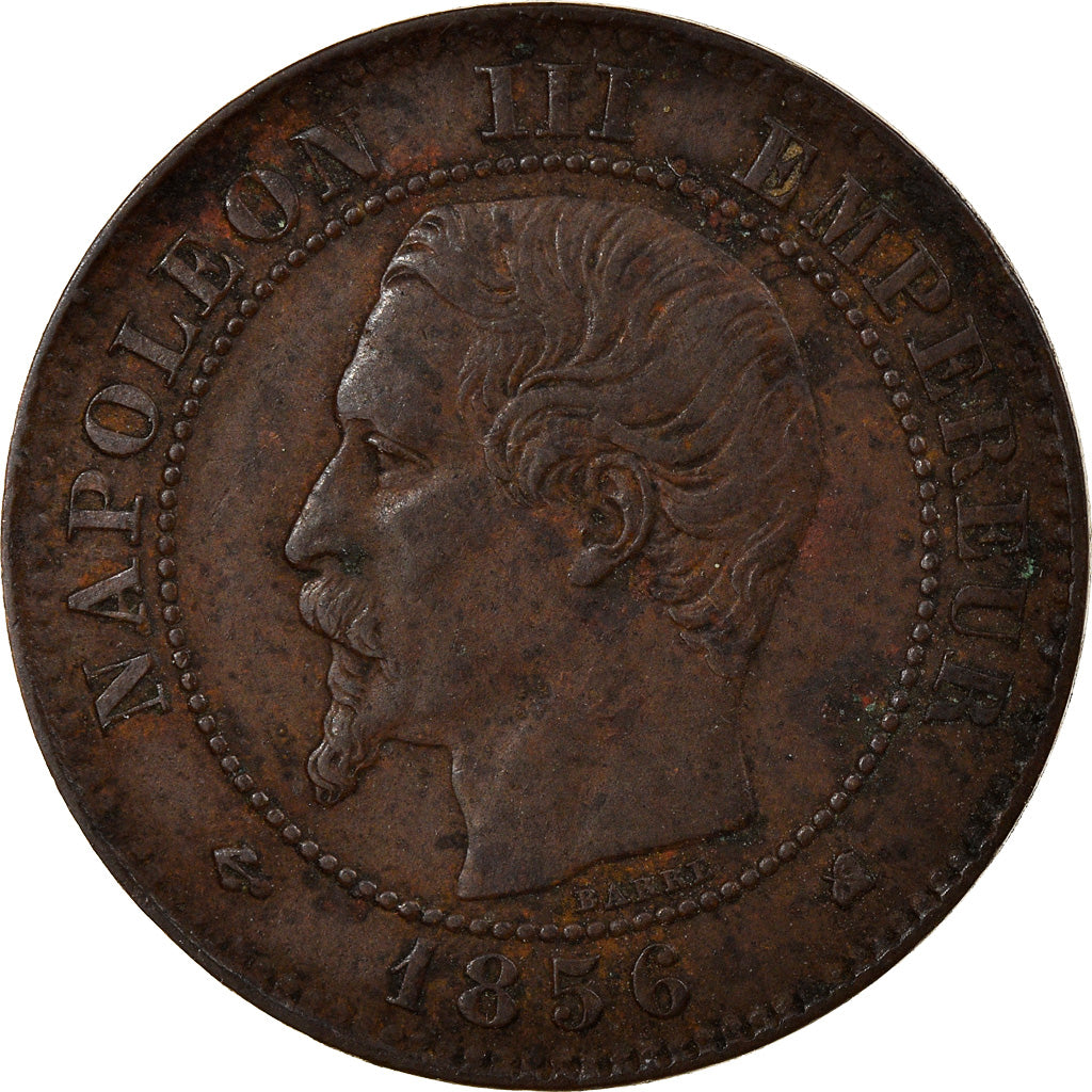 Moneta, Francja, Napoleon III, Napoléon III, 2 Centimes, 1856, Bordeaux