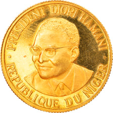 Coin, Niger, Diori Hamani, 25 Francs, 1960, Paris, Proof, MS(65-70), Gold, KM:2