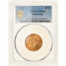 Munten, Nederland, Wilhelmina I, 10 Gulden, 1932, Utrecht, PCGS, MS64, UNC