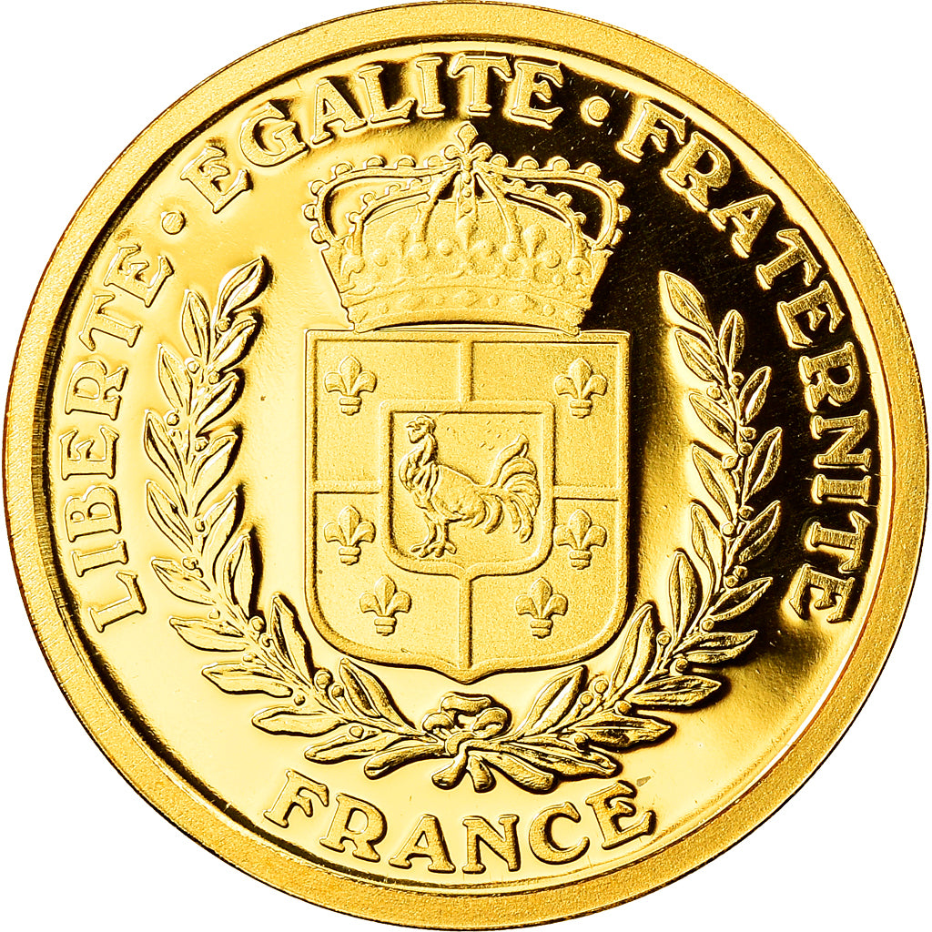 France, Medal, French Fifth Republic, Politics, Society, War, MS(65-70), Gold