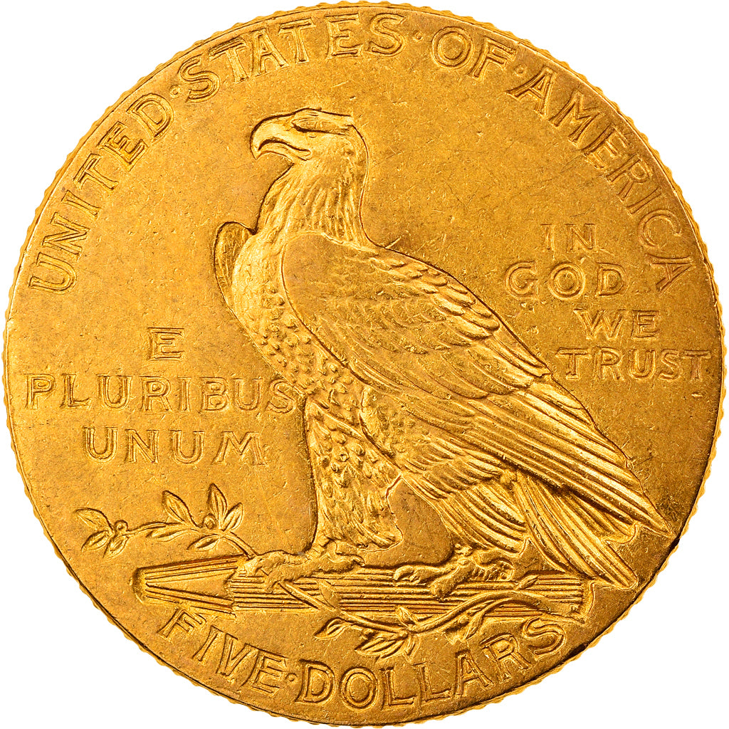 Munten, Verenigde Staten, Indian Head, $5, Half Eagle, 1914, U.S. Mint