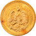 Coin, Mexico, 2-1/2 Pesos, 1945, Mexico City, AU(55-58), Gold, KM:463