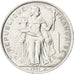 FRENCH POLYNESIA, 5 Francs, 1991, Paris, KM #12, AU(55-58), Aluminum, 31,...