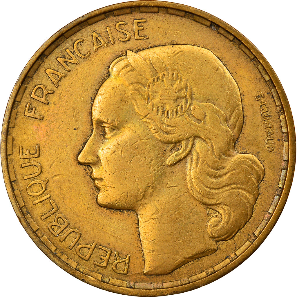 Monnaie, France, Guiraud, 50 Francs, 1950, Paris, TB, Aluminum-Bronze