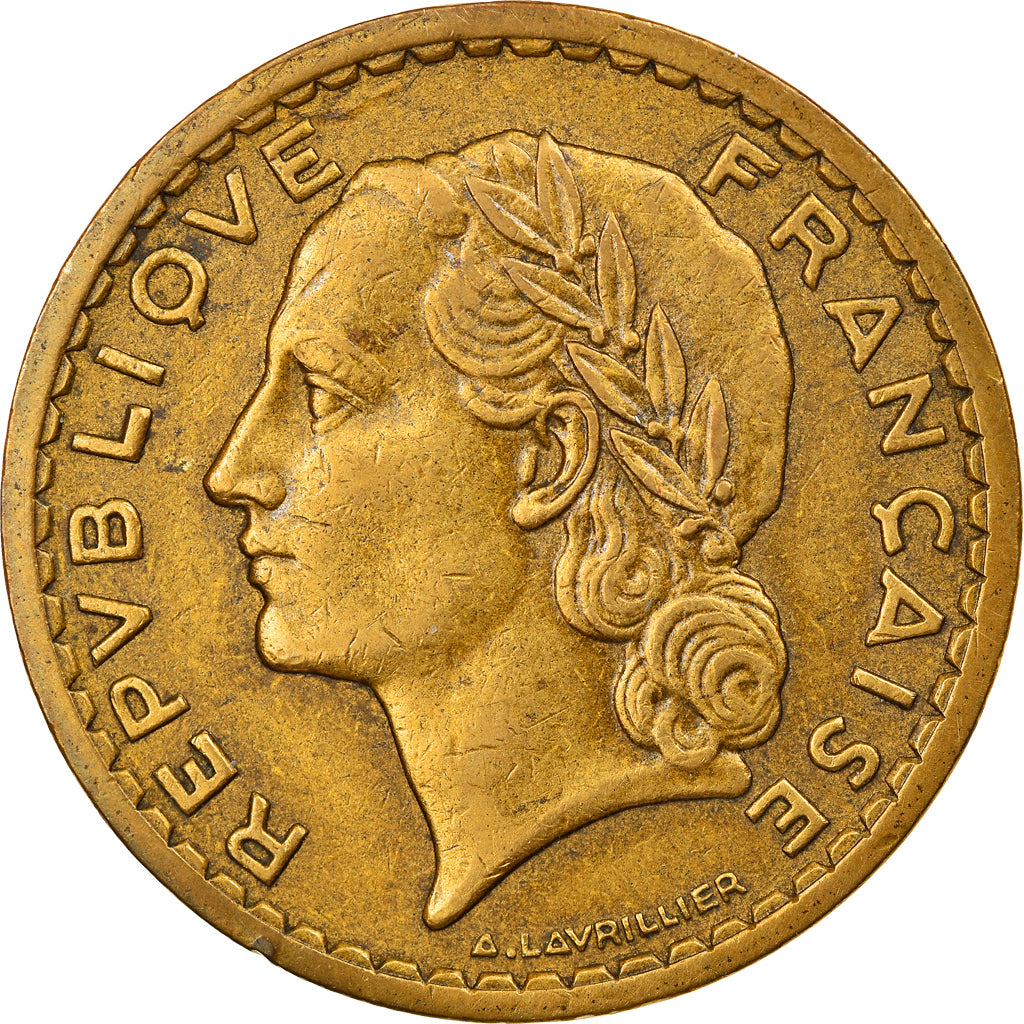 Coin, France, Lavrillier, 5 Francs, 1946, Castelsarrasin, VF(30-35)