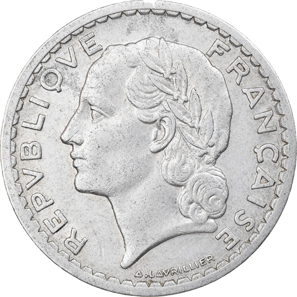 Monnaie, France, Lavrillier, 5 Francs, 1948, Beaumont - Le Roger, TTB