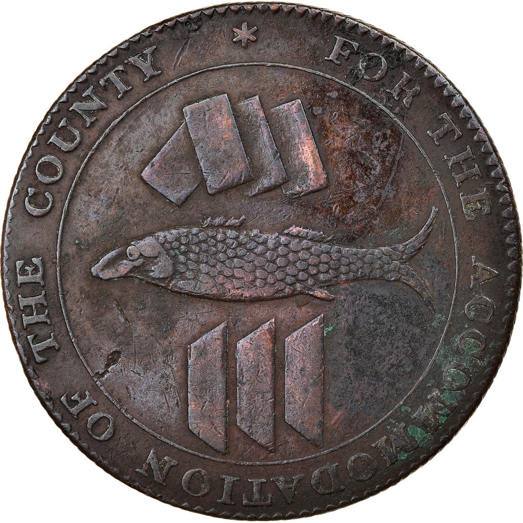 Moneta, Wielka Brytania, Cornwall, Penny Token, 1811, VF(20-25), Miedź