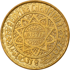 Moneta, Maroko, Mohammed V, 50 Francs, 1951, Paris, AU(55-58), Aluminium-Brąz