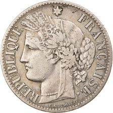 Monnaie, France, Cérès, 2 Francs, 1871, Paris, TTB, Argent, Gadoury:530