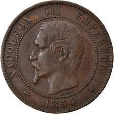 Coin, France, Napoleon III, Napoléon III, 10 Centimes, 1854, Strasbourg