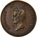 France, Medal, Alphonse de Lamartine, 1848, AU(55-58), Brass