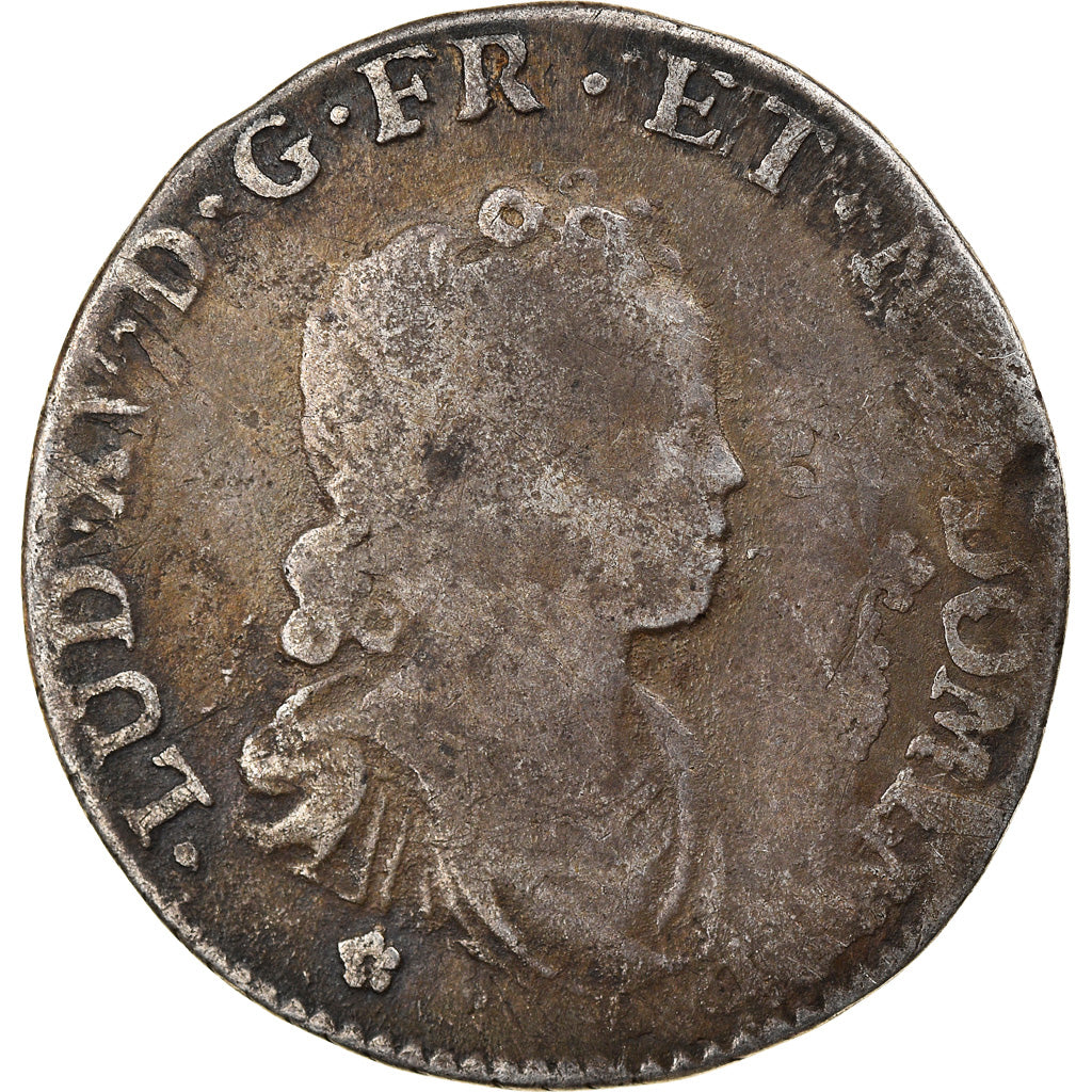 Moneta, Francja, Louis XV, 1/10 Écu Vertugadin, 12 Sols, 1/10 ECU, 1716, Lille