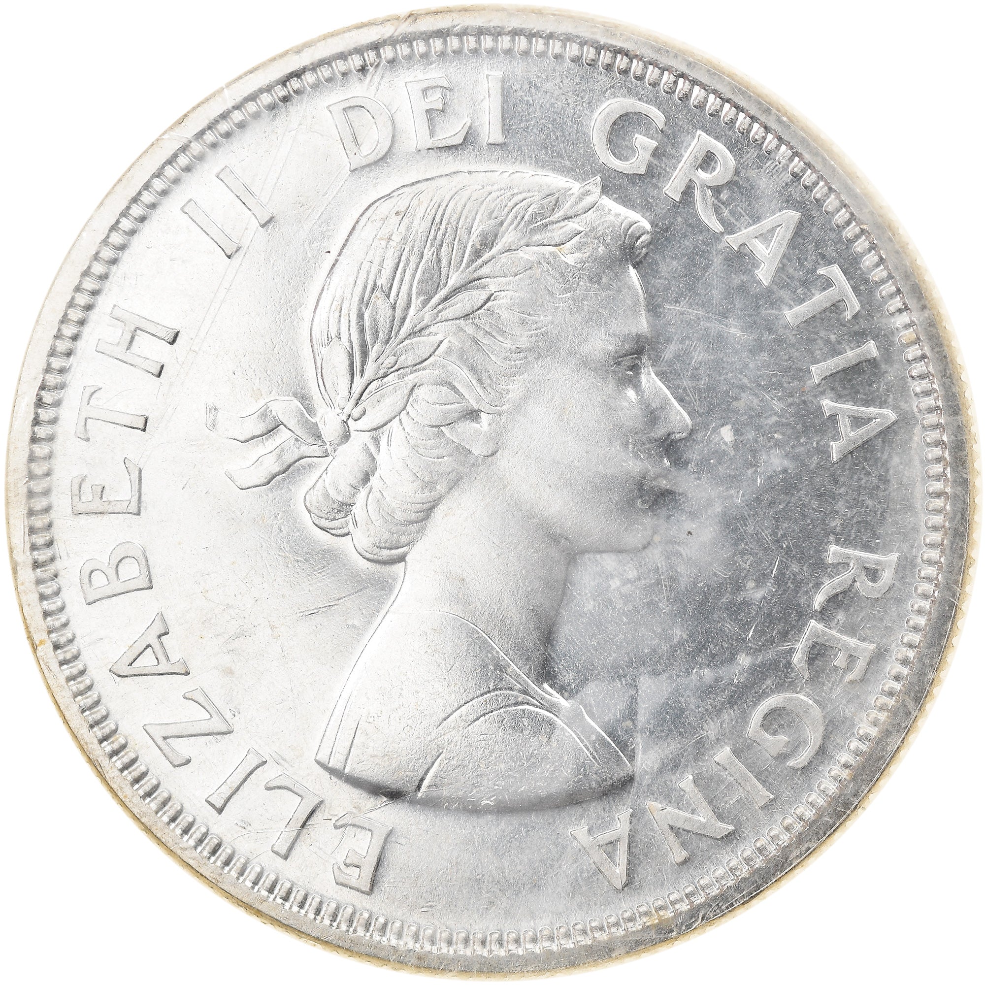 Moneta, Canada, Elizabeth II, Dollar, 1964, Royal Canadian Mint, Ottawa
