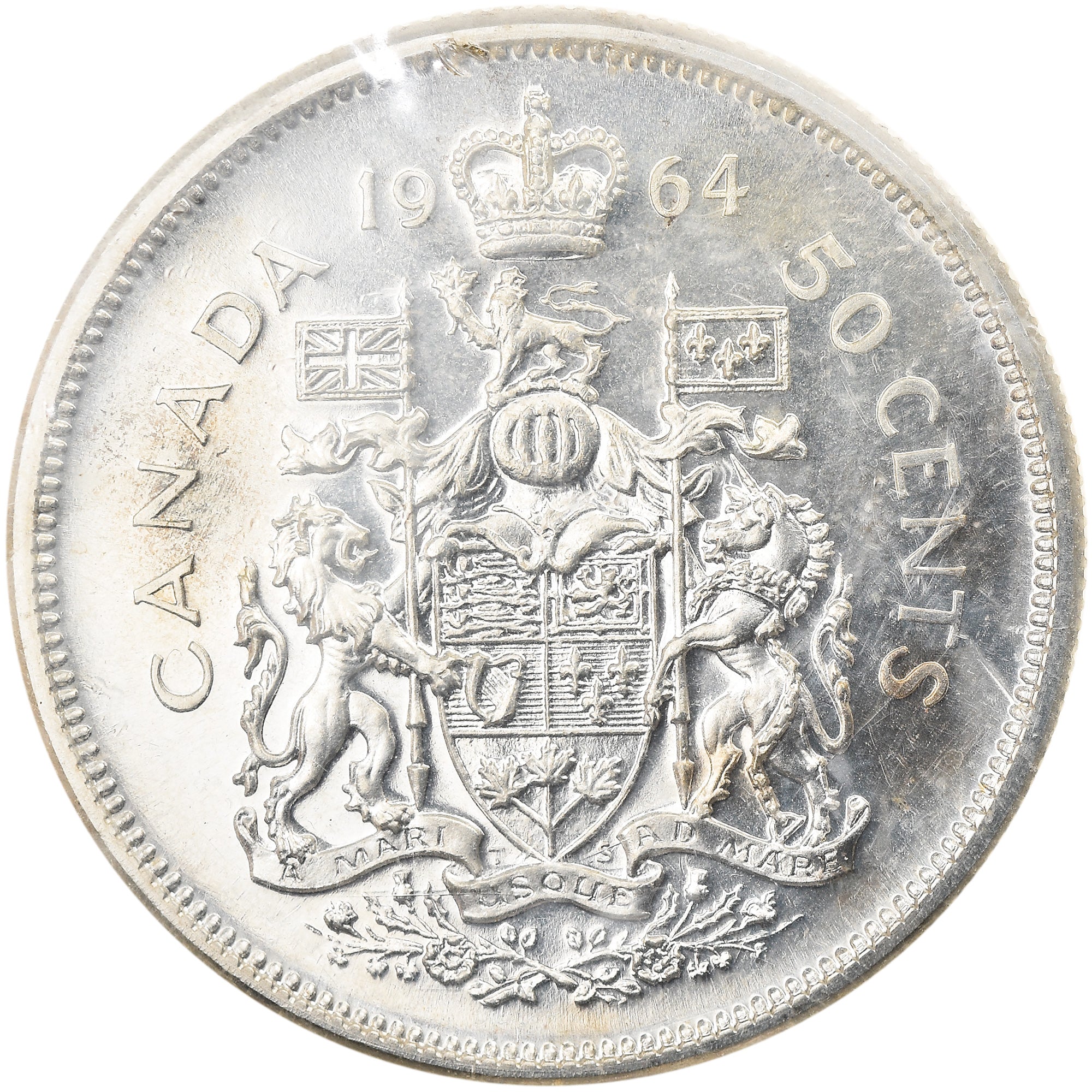 Monnaie, Canada, Elizabeth II, 50 Cents, 1964, Royal Canadian Mint, Ottawa, FDC