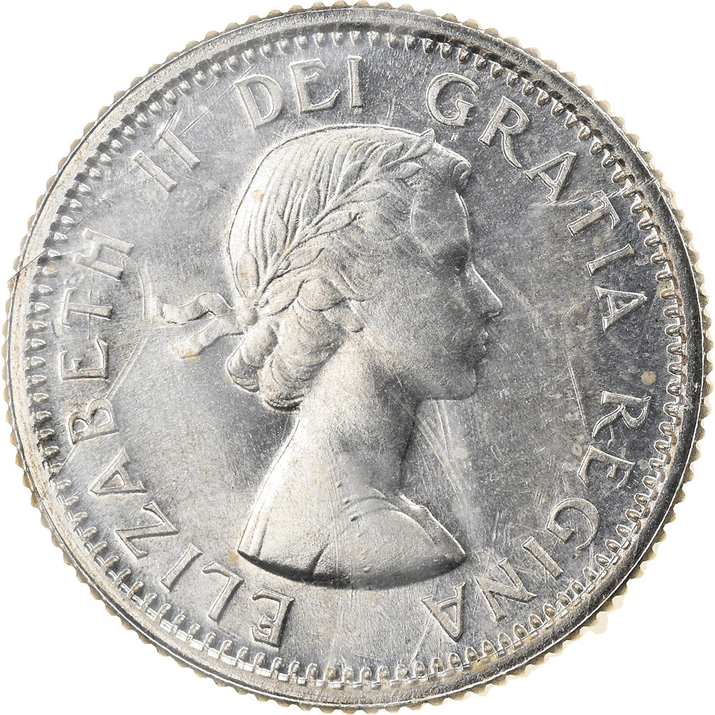 Monnaie, Canada, Elizabeth II, 10 Cents, 1964, Royal Canadian Mint, Ottawa, FDC