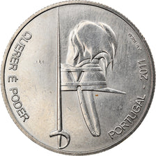 Portugal, 2-1/2 Euro, Querer é poder, 2011, Lisbon, AU(55-58), Miedź-Nikiel