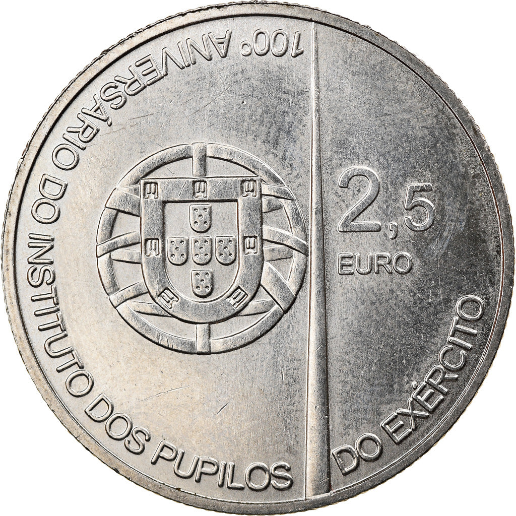 Portugal, 2-1/2 Euro, Querer é poder, 2011, Lisbon, AU(55-58), Miedź-Nikiel
