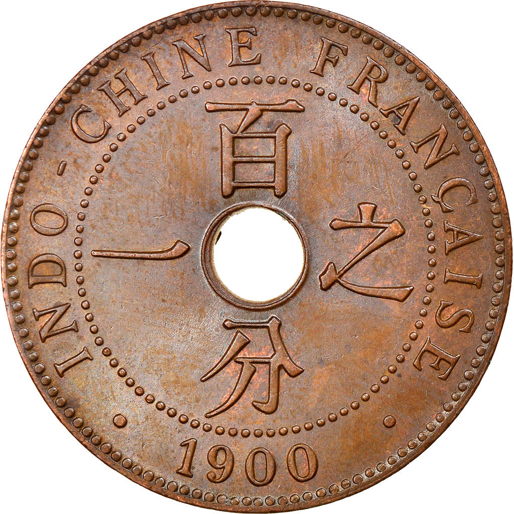 Coin, FRENCH INDO-CHINA, Cent, 1900, Paris, MS(60-62), Bronze, KM:8, Lecompte:55