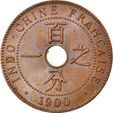 Moneta, INDOCINA FRANCESE, Cent, 1900, Paris, SPL, Bronzo, KM:8, Lecompte:55