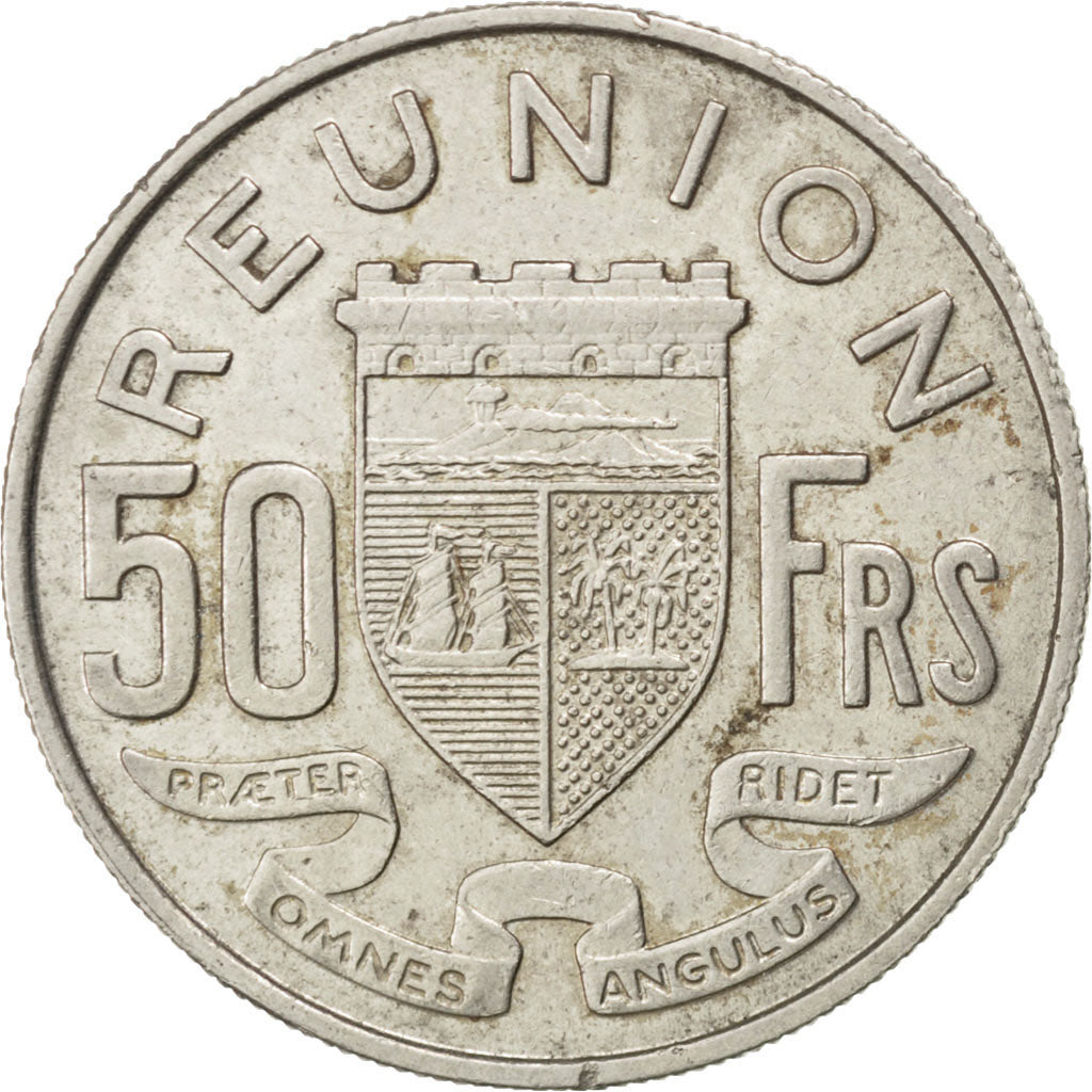 Réunion, 50 Francs 1962, KM 12