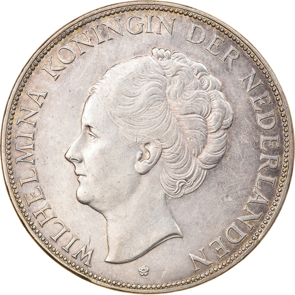 Monnaie, Pays-Bas, Wilhelmina I, 2-1/2 Gulden, 1930, TTB+, Argent, KM:165